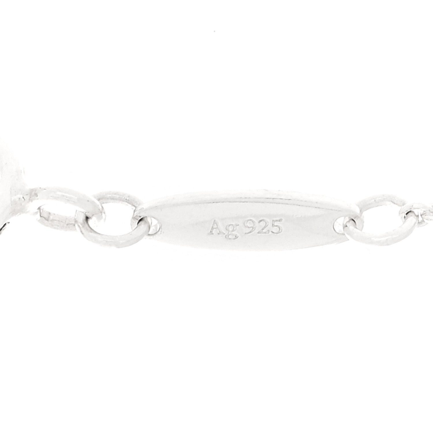 Tiffany Sterling Silver 11mm Elsa Peretti Open Heart Pendant Necklace 7 of 7
