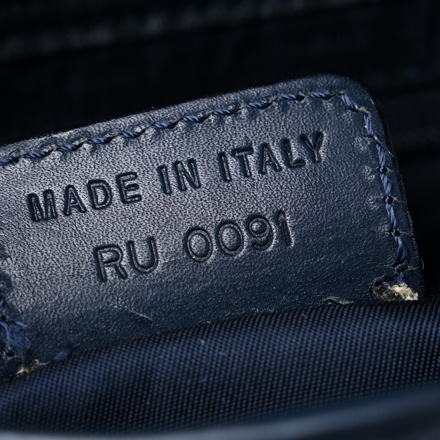 Christian Dior Monogram Saddle Bag Blue 7 of 14