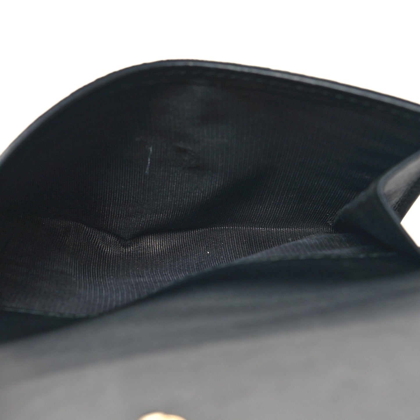 GG Supreme Monogram French Flap Wallet Black