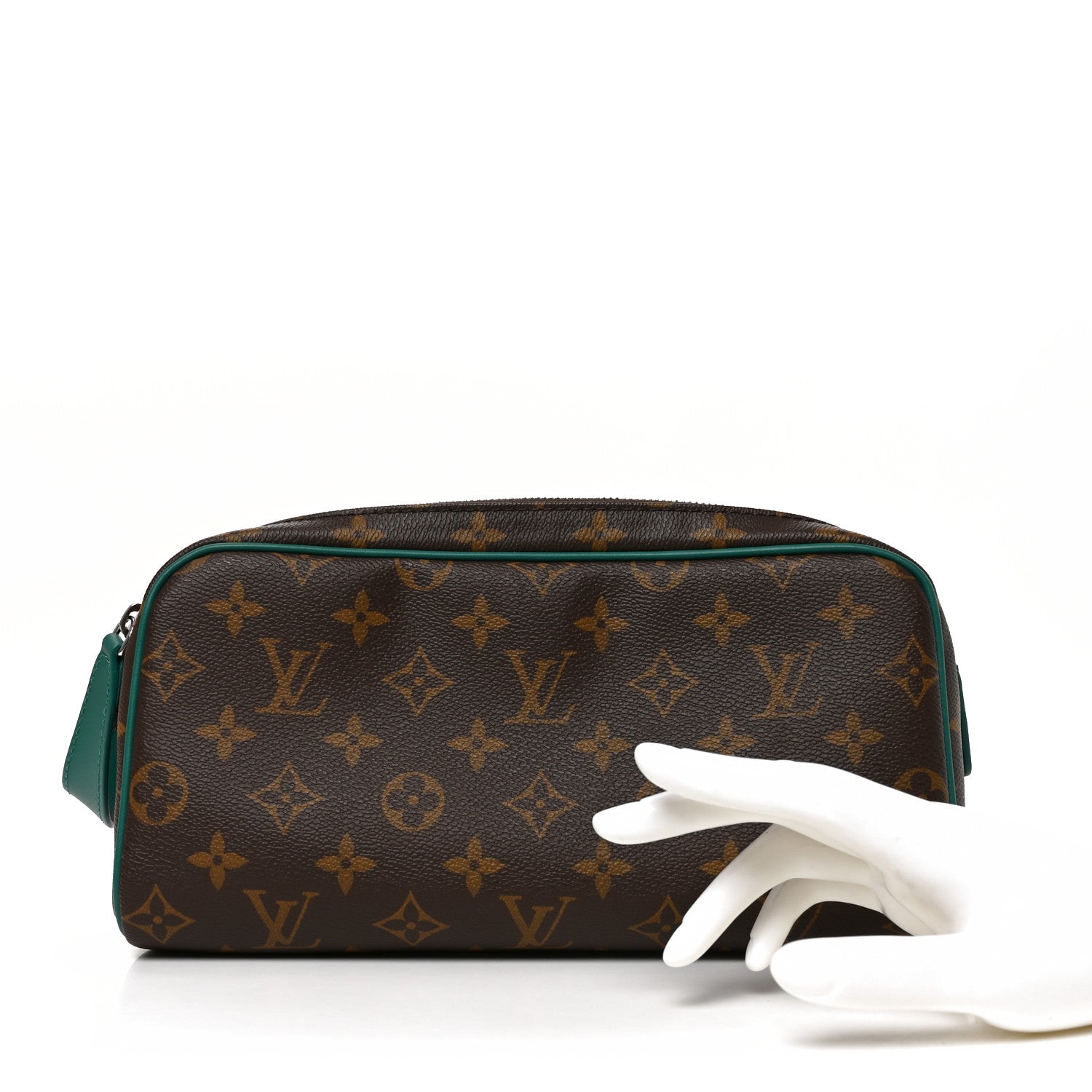 Louis Vuitton Monogram Dopp Kit Toilet Pouch Borneo Green 2 of 9