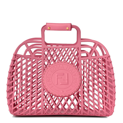 Fendi Recycled Plastic Vitello Liberty Matte Small Fendi Basket Rosa 1 of 13