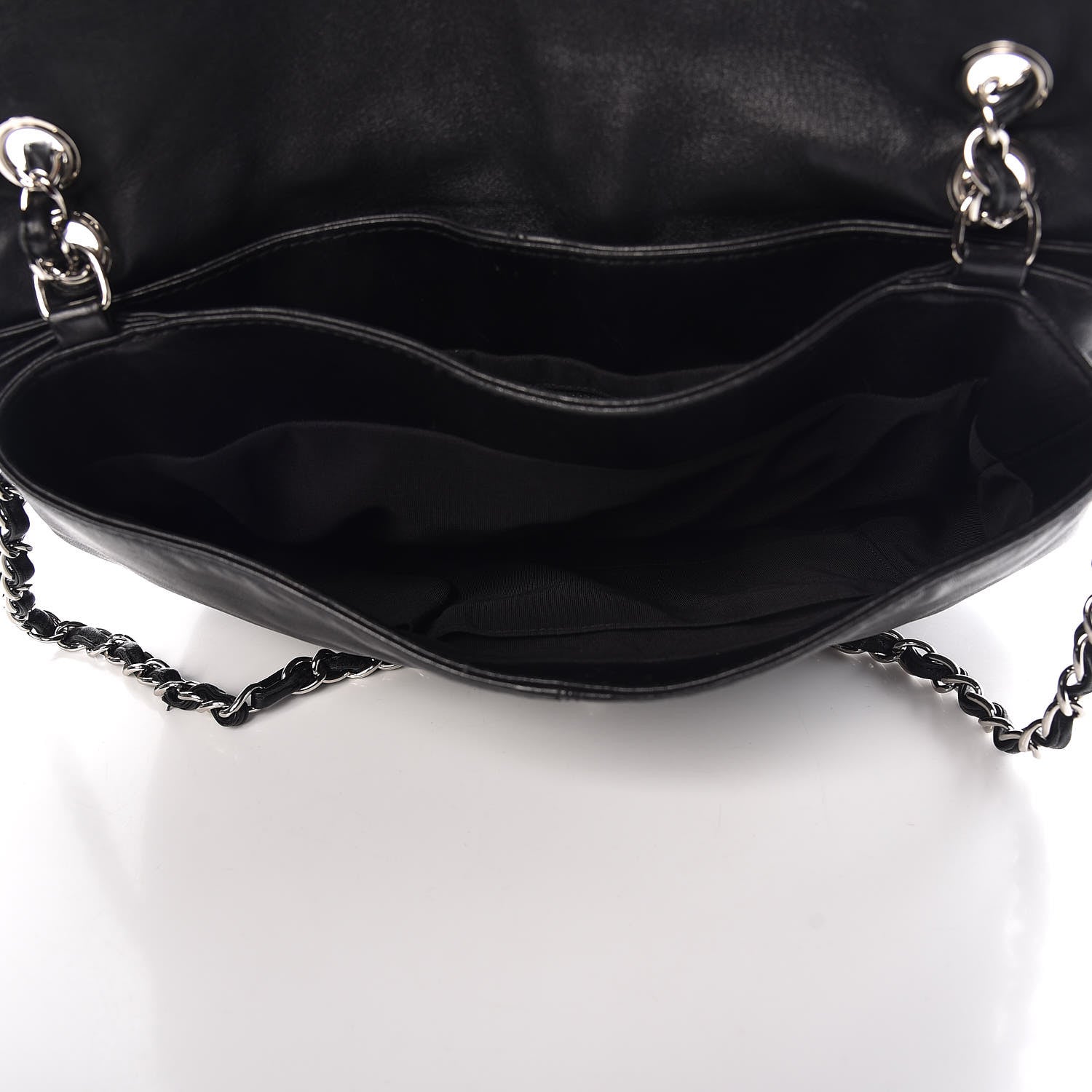 Chanel Calfskin Quilted Large Trianon Messenger Flap Black 5 of 8