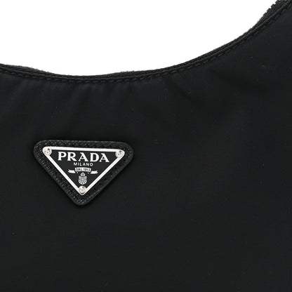 Prada Tessuto Nylon Saffiano Mini Re-Edition 2005 Bag Black 7 of 9