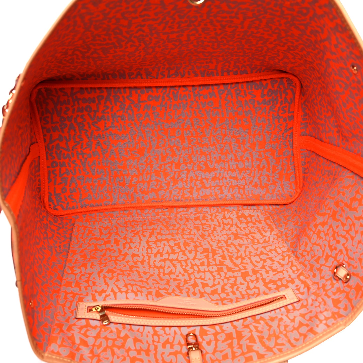 Monogram Graffiti Neverfull GM Orange