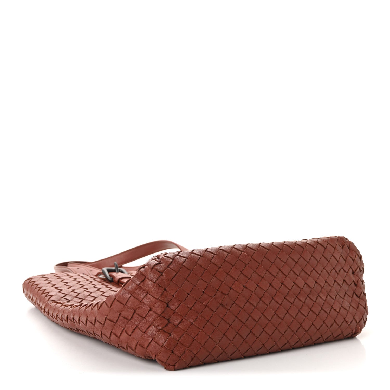 Bottega Veneta Nappa Intrecciato Light Calf Shopper Tote Corallo 4 of 9