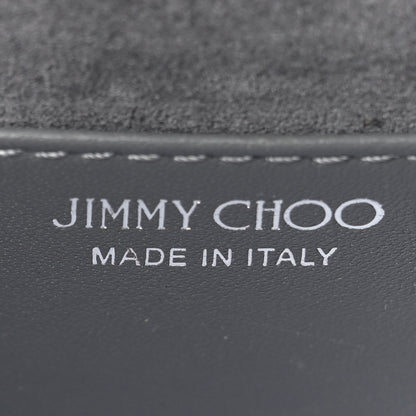 Jimmy Choo Coarse Glitter Mini Paris Crossbody Platinum 4 of 8