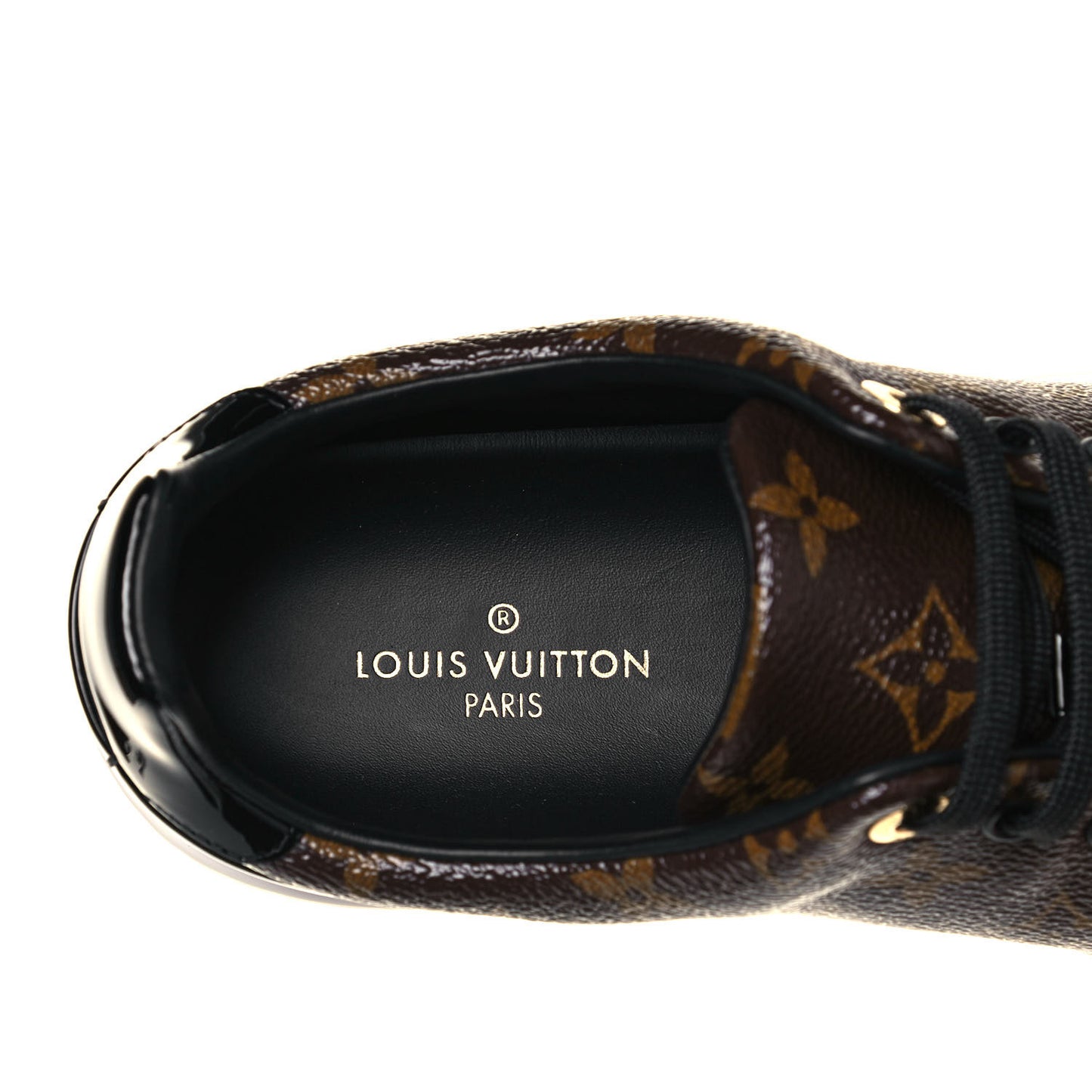Patent Monogram Frontrow Sneakers 40