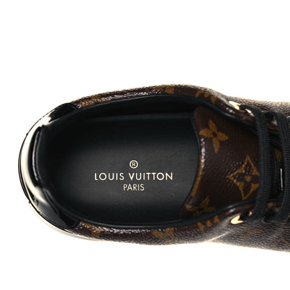 Louis Vuitton Patent Monogram Frontrow Sneakers 40 5 of 7