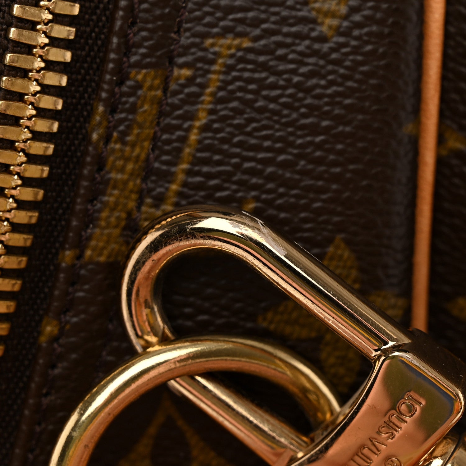 Louis Vuitton Monogram Alize 2 Compartment Luggage Travel Bag 39 of 39