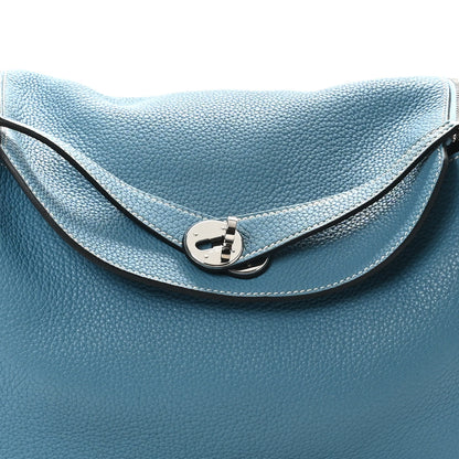 Hermes Taurillon Clemence Lindy 34 Bleu Jean 8 of 10
