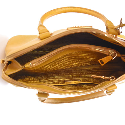 Prada Saffiano Lux Medium Promenade Tote Mimosa 5 of 10