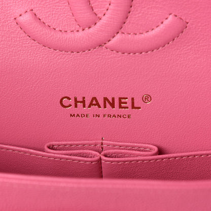 Chanel Caviar Quilted Medium Double Flap Pink 6 of 11