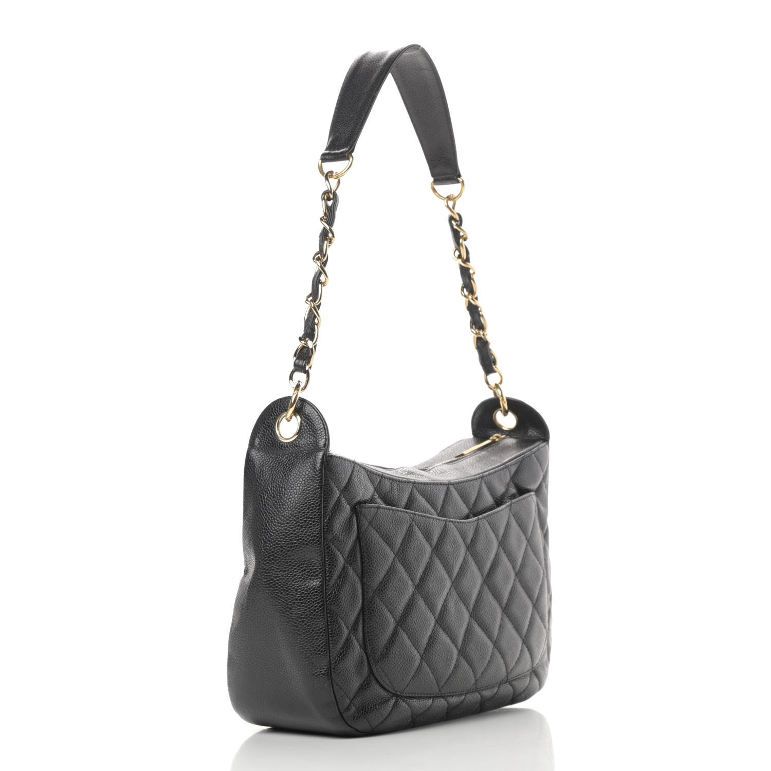 Chanel Caviar Quilted Timeless CC Shoulder Bag Black 3 of 12