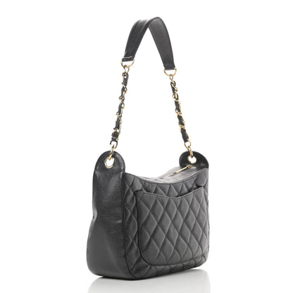 Chanel Caviar Quilted Timeless CC Shoulder Bag Black 3 of 12