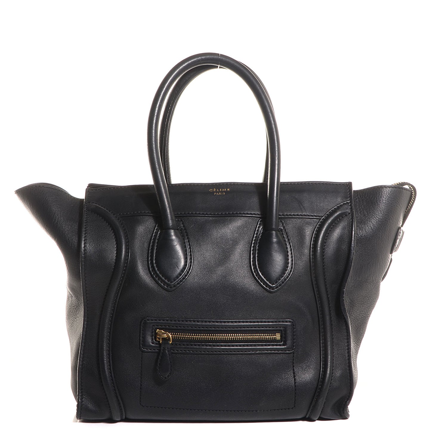 Smooth Calfskin Mini Luggage Black