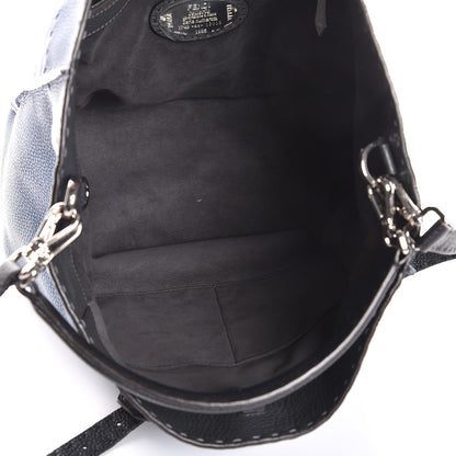 Fendi Calfskin Romano Selleria Large Anna Bucket Bag 6 of 8