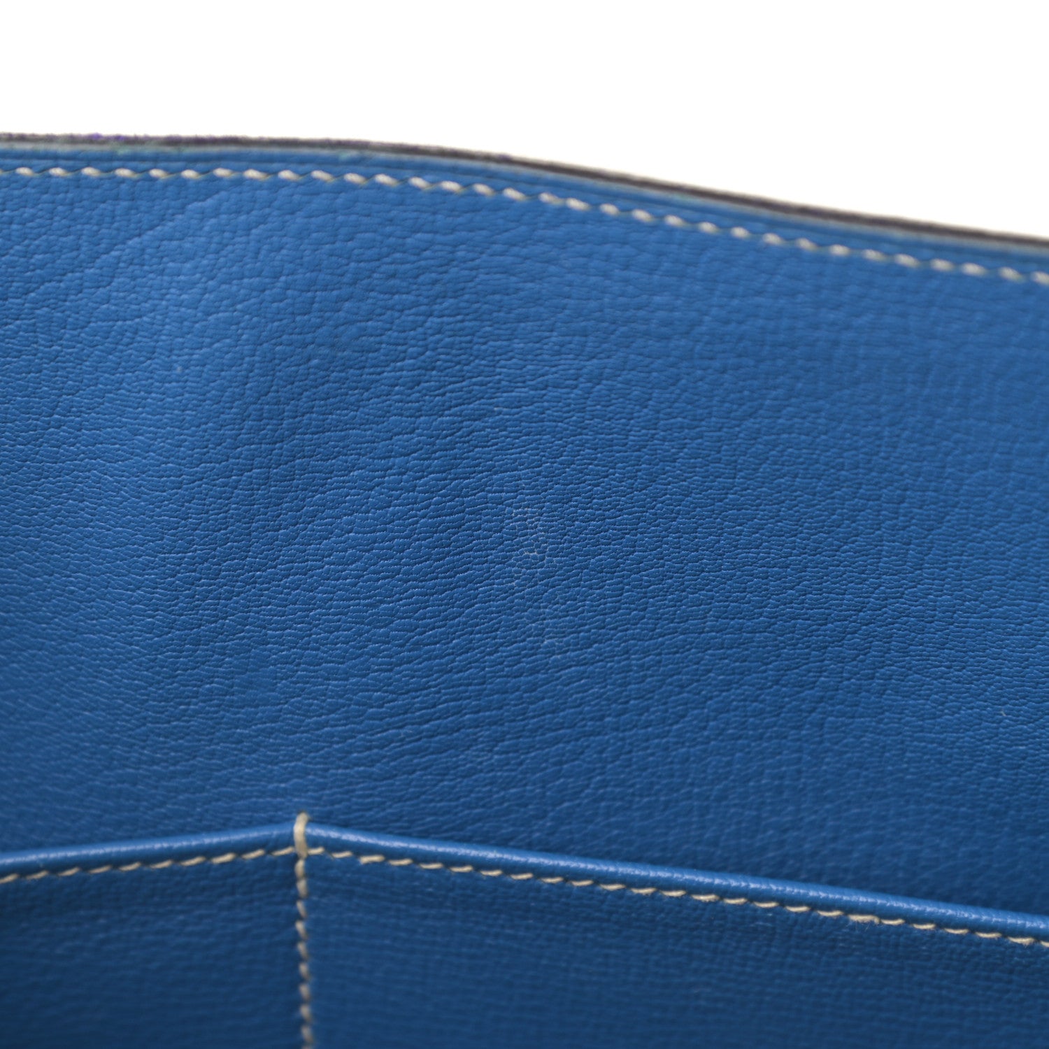 Hermes Epsom Candy Kelly Retourne 35 Bleu Electrique Mykonos 16 of 18