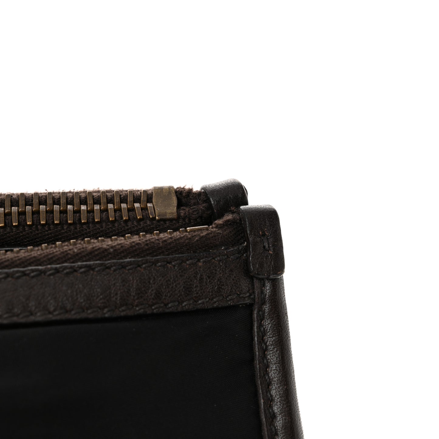 Tessuto Nylon Jacquard Logo Tote Black Teak