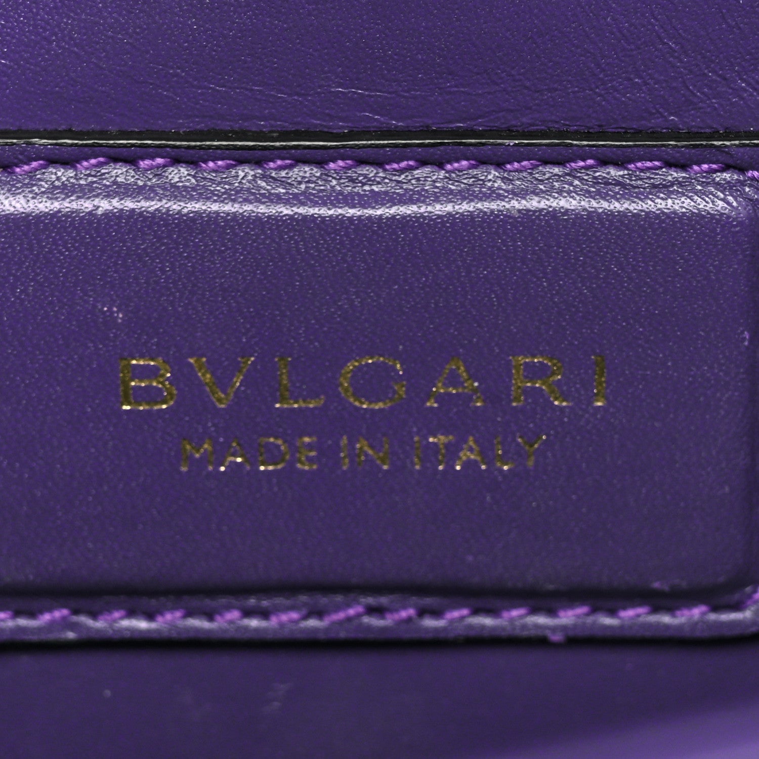 Bulgari Calfskin Serpenti Forever Crossbody Bag Amethyst 6 of 12
