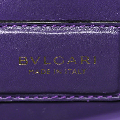 Bulgari Calfskin Serpenti Forever Crossbody Bag Amethyst 6 of 12