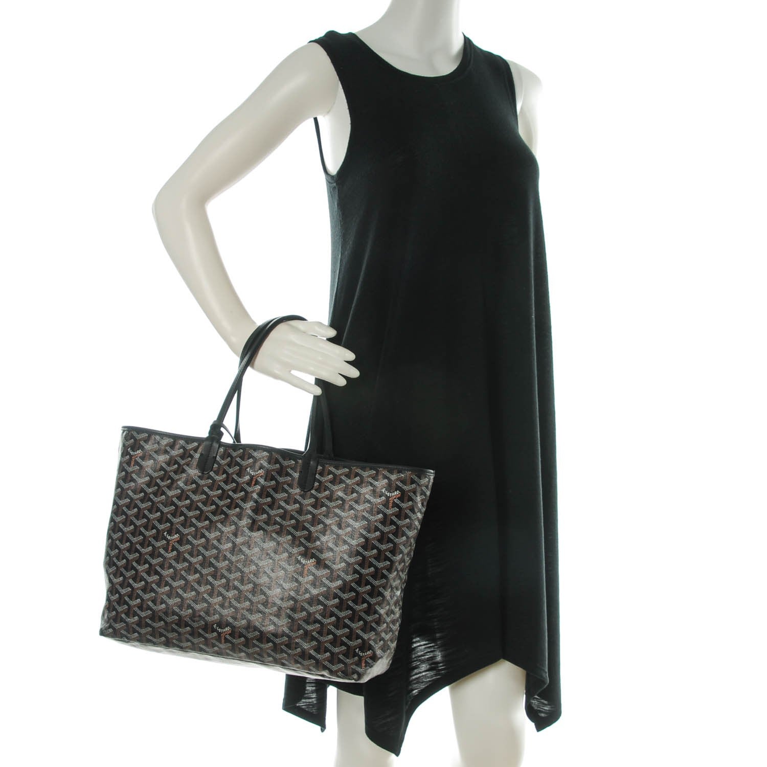 Goyard Goyardine Saint Louis PM Black 2 of 9