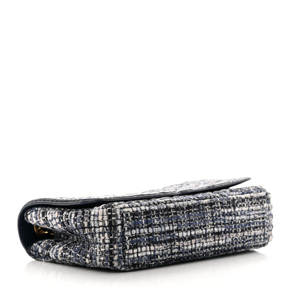 Chanel Tweed Snakeskin Quilted Small CC Filigree Flap Multicolor 4 of 15