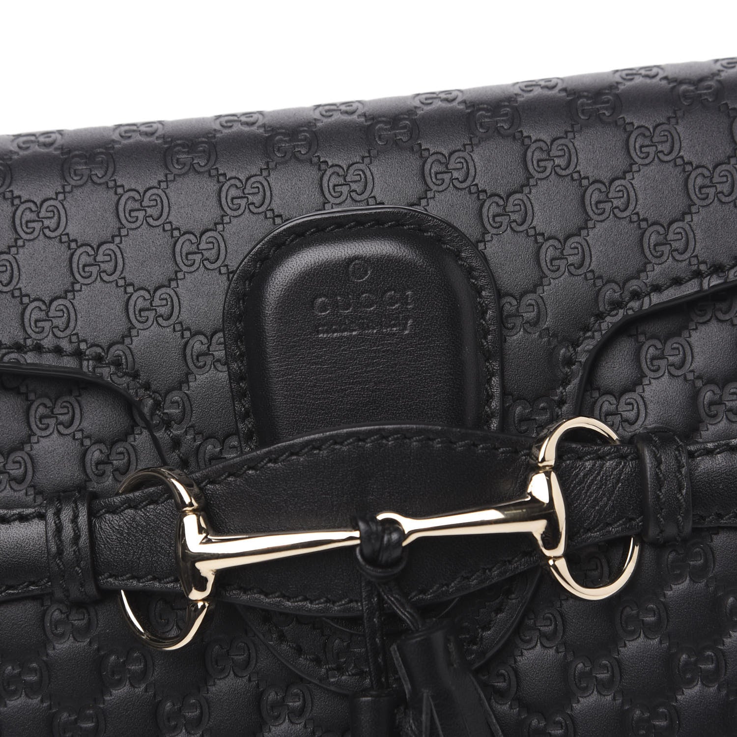 Gucci Microguccissima Mini Emily Shoulder Bag Black 9 of 11