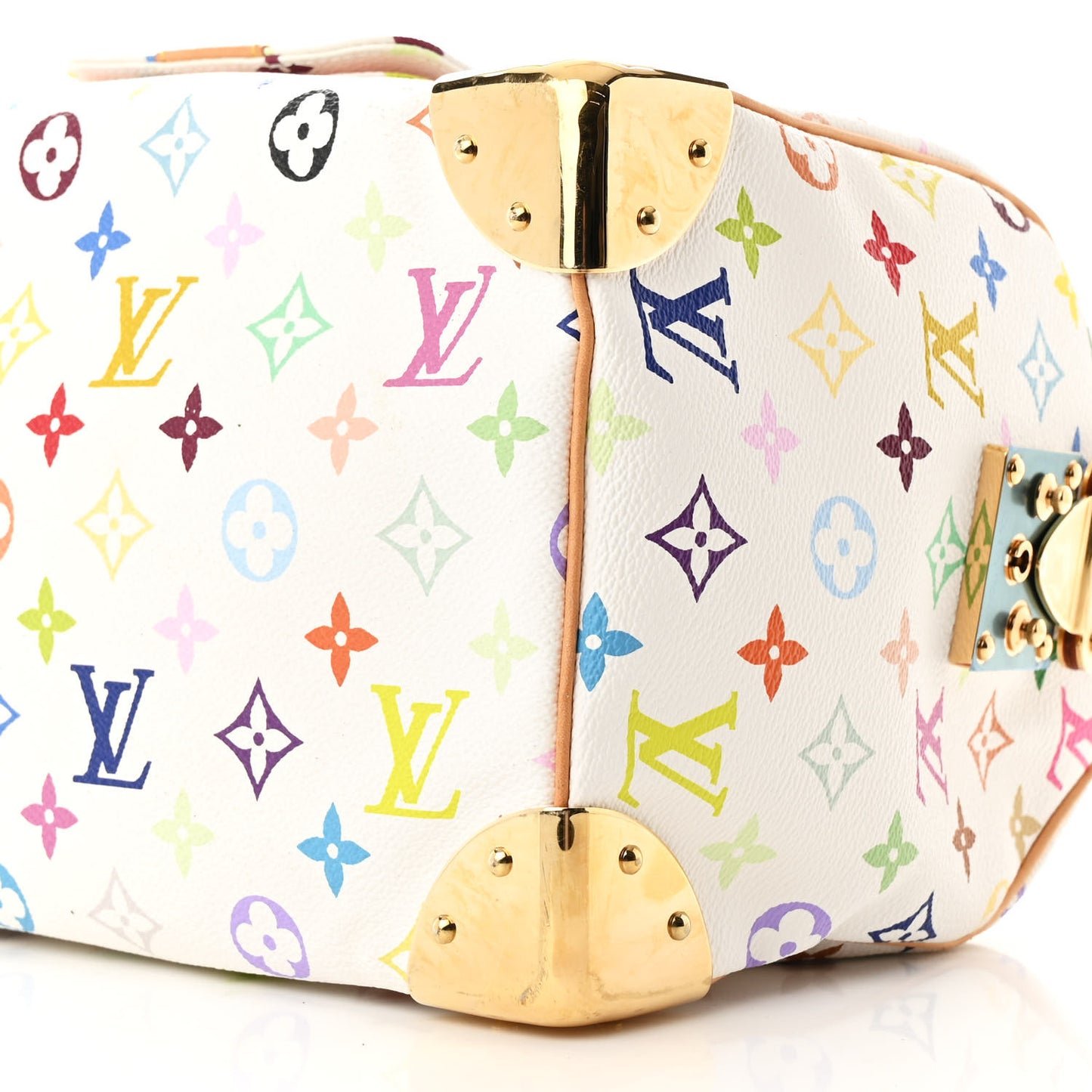 Monogram Multicolor Speedy 30 White
