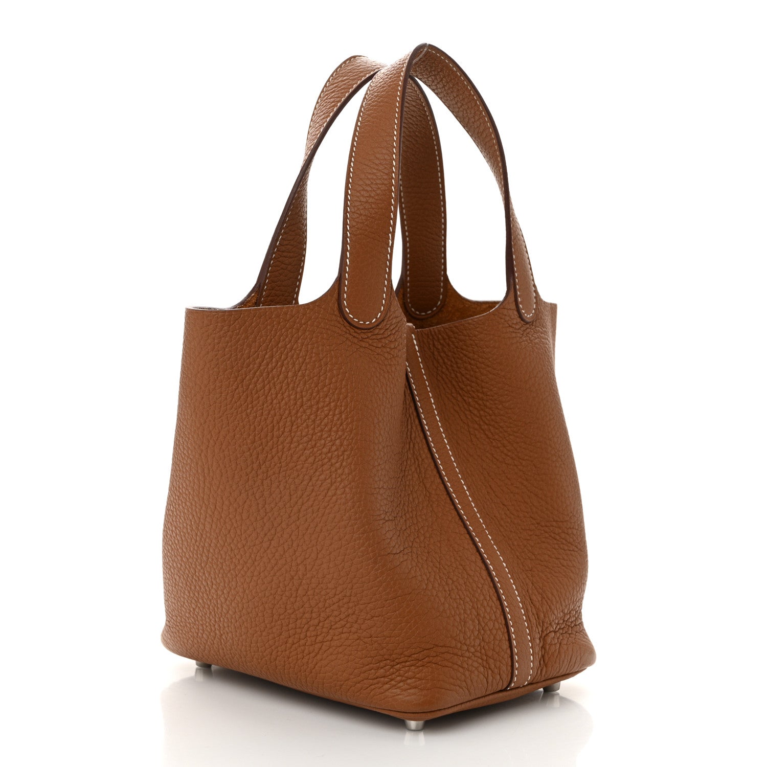 Hermes Taurillon Clemence Picotin Lock 18 PM Gold 3 of 10