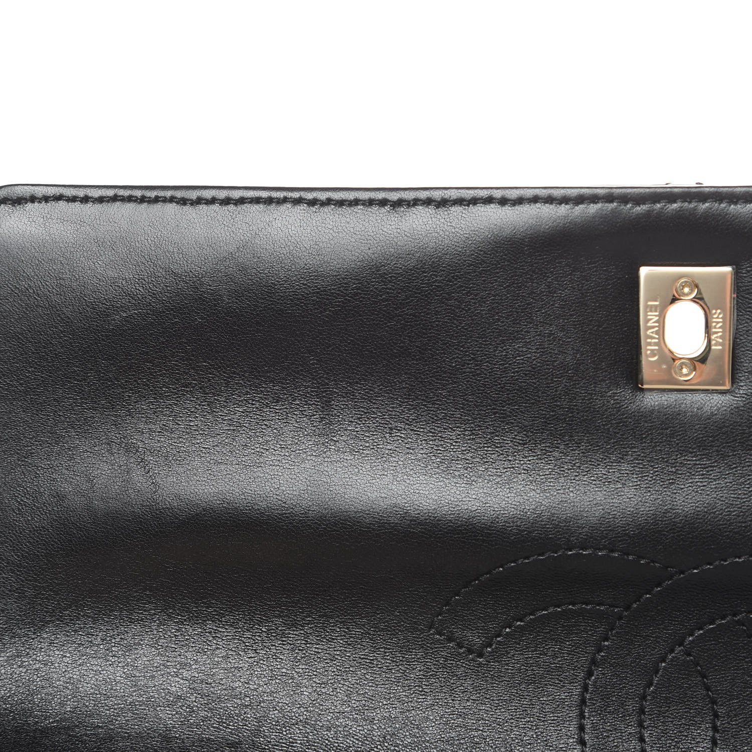 Chanel Lambskin Quilted Large Trendy CC Dual Handle Flap Bag Black 12 of 15