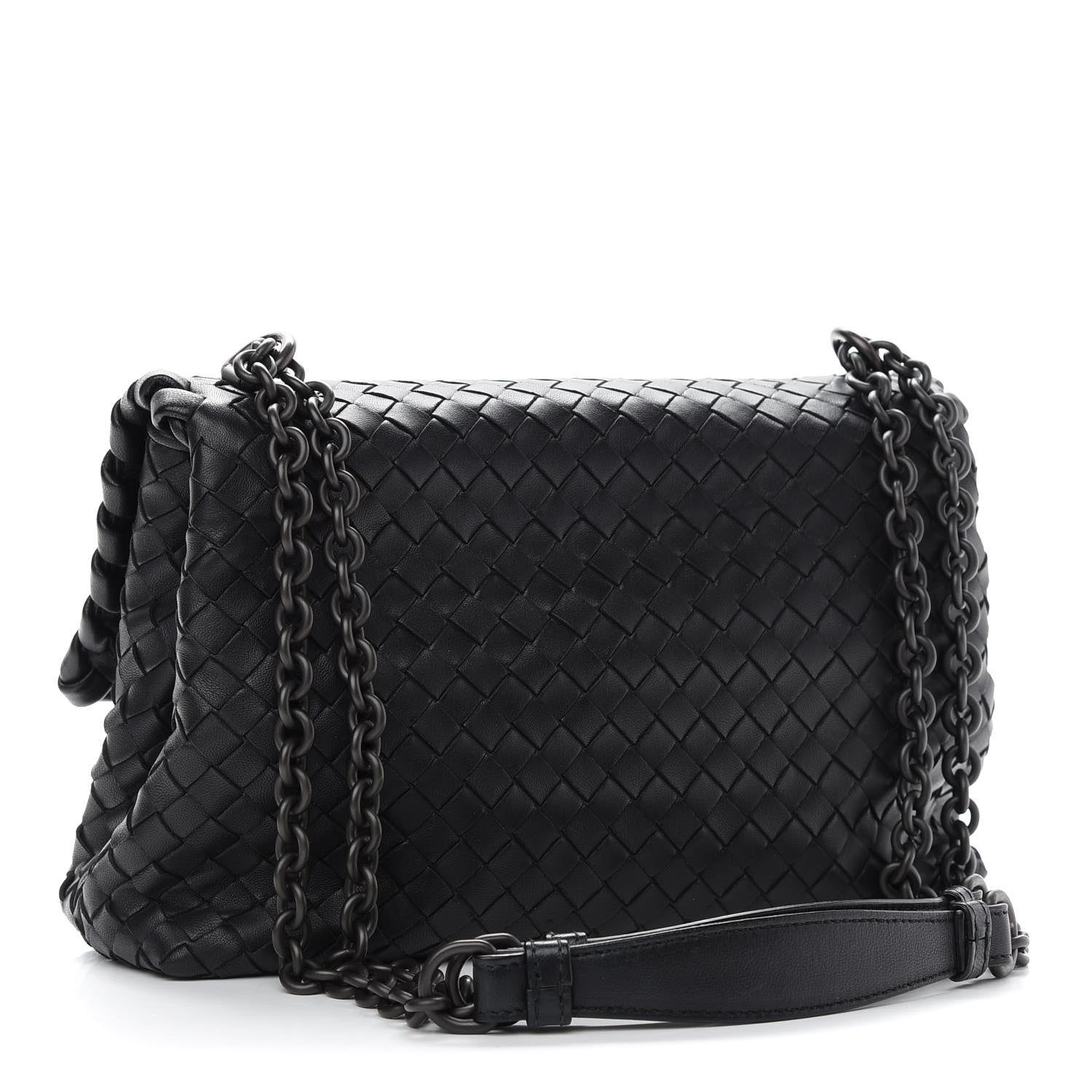 Bottega Veneta Nappa Intrecciato Large Olimpia Bag Black 3 of 8