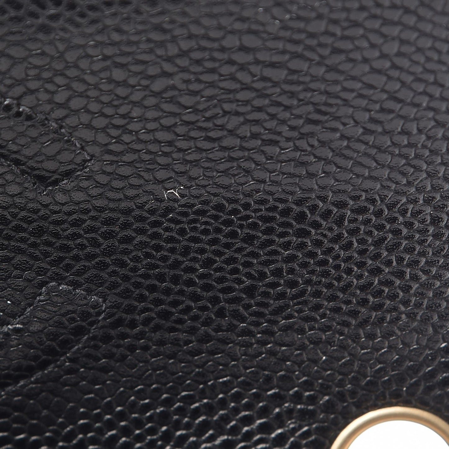 Caviar Quilted Mini Square Flap Black