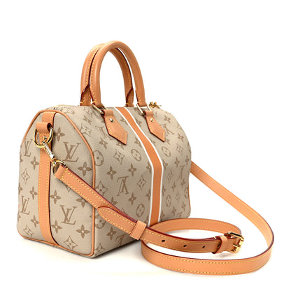 Louis Vuitton Monopaname Speedy Bandouliere 25 Beige Ocher 2 of 9