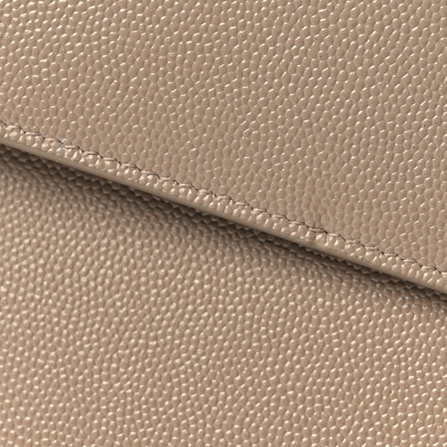Saint Laurent Grain De Poudre Uptown Pouch Dark Beige 8 of 9