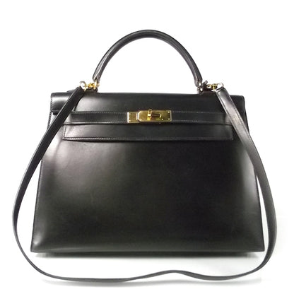 Hermes Box Leather Kelly 32 1 of 11