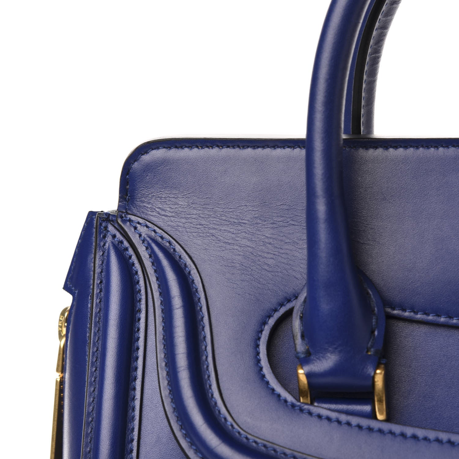 Alexander McQueen Calfskin Large Heroine Blue 9 of 11