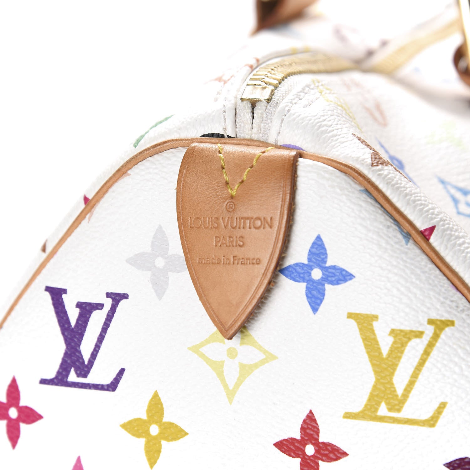 Louis Vuitton Monogram Multicolor Keepall 45 White 5 of 10