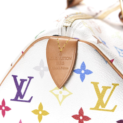 Louis Vuitton Monogram Multicolor Keepall 45 White 5 of 10