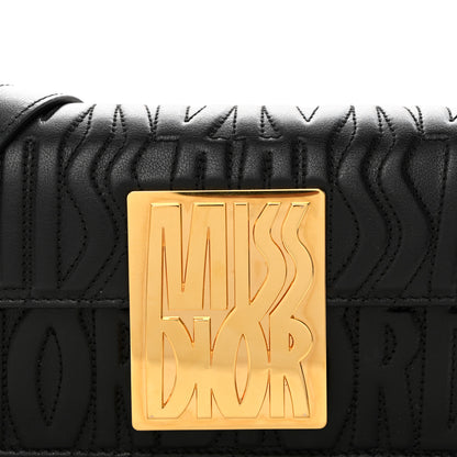 Christian Dior Calfskin Quilted All Over Miss Dior Flap Black 8 of 10