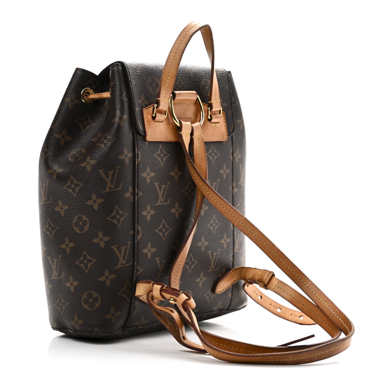 louis vuitton backpack with cloth straps Vintage Monogram Montsouris MM Brown owned piece Louis Vuitton - Damier Graphite