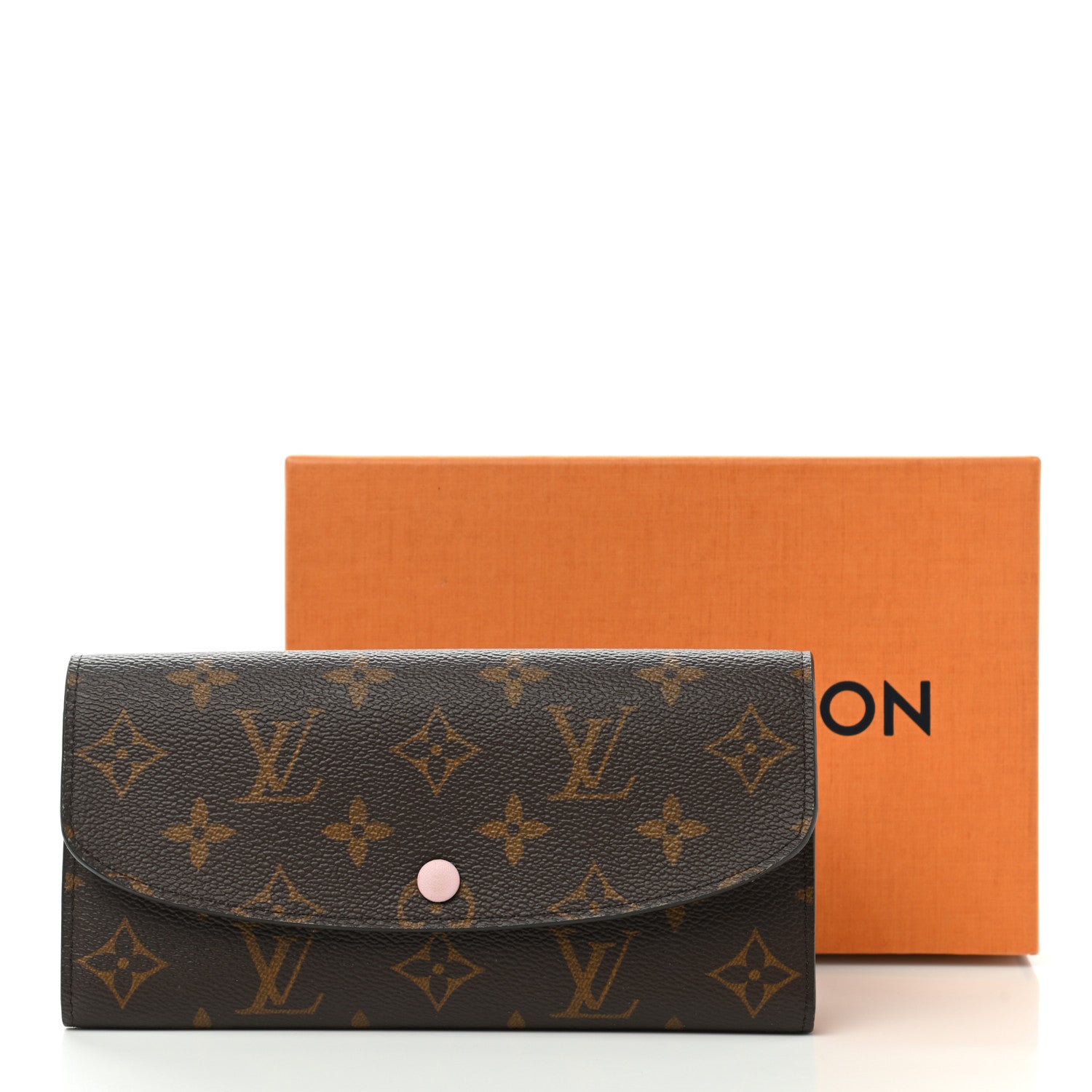 Louis Vuitton Monogram Emilie Wallet Rose Ballerine 10 of 10
