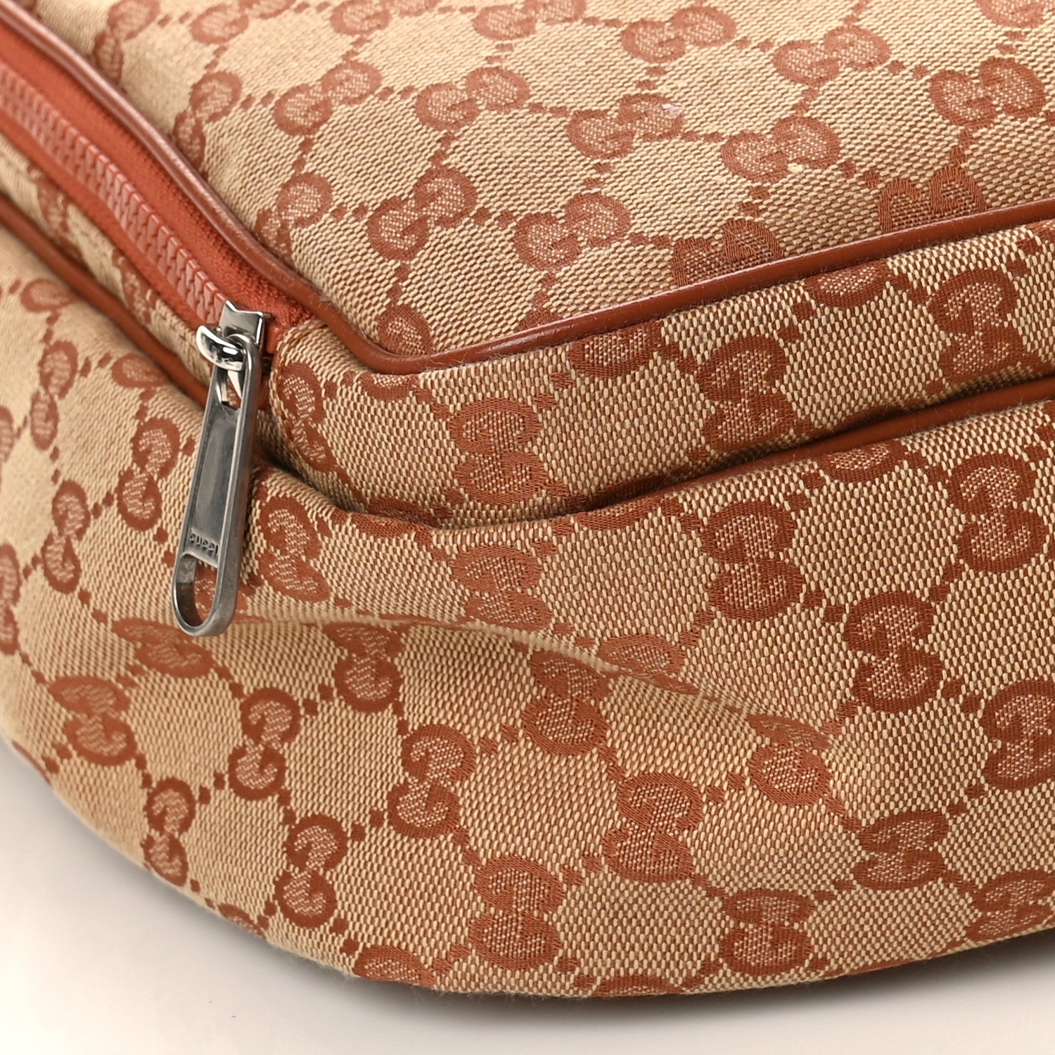 Gucci X MLB GG Monogram NY Yankees Medium Backpack Beige Ruggine Ivory 7 of 8