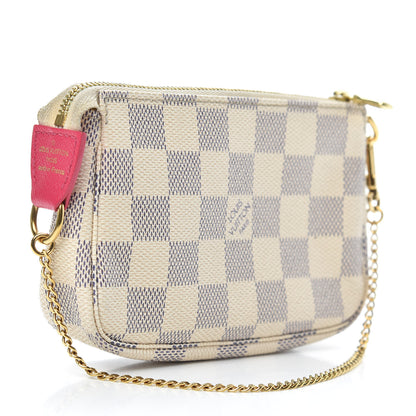 Louis Vuitton Damier Azur 2017 Christmas Animation Mini Pochette Accessories 3 of 11