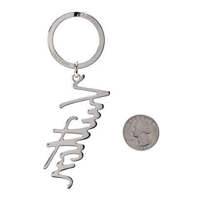 Louis Vuitton Metal Autograph Key Holder Silver 2 of 5
