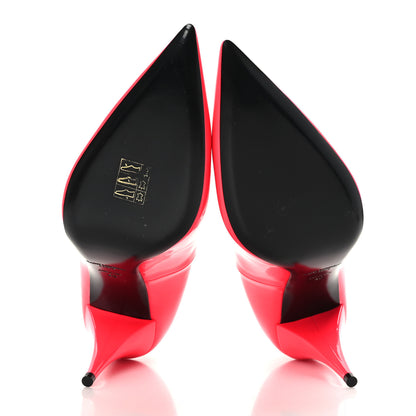Saint Laurent Patent Calfskin Kiki 85 Pumps 40 Fuxia Fluo 5 of 8