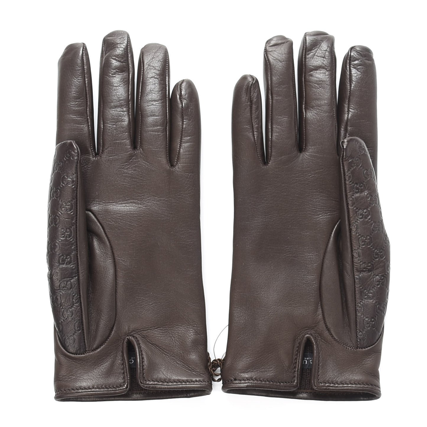 Guccissima Gloves 8.5 Brown