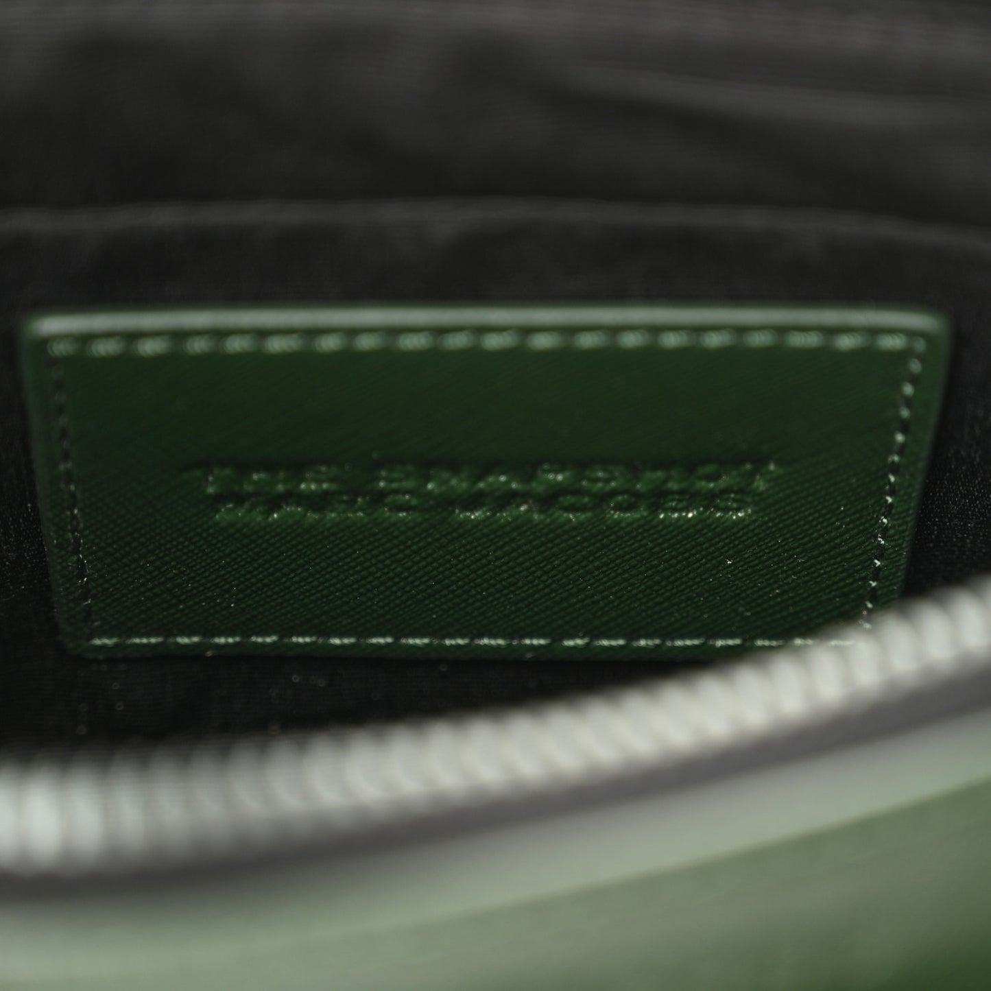 Saffiano Small Snapshot Camera Bag Olive Green