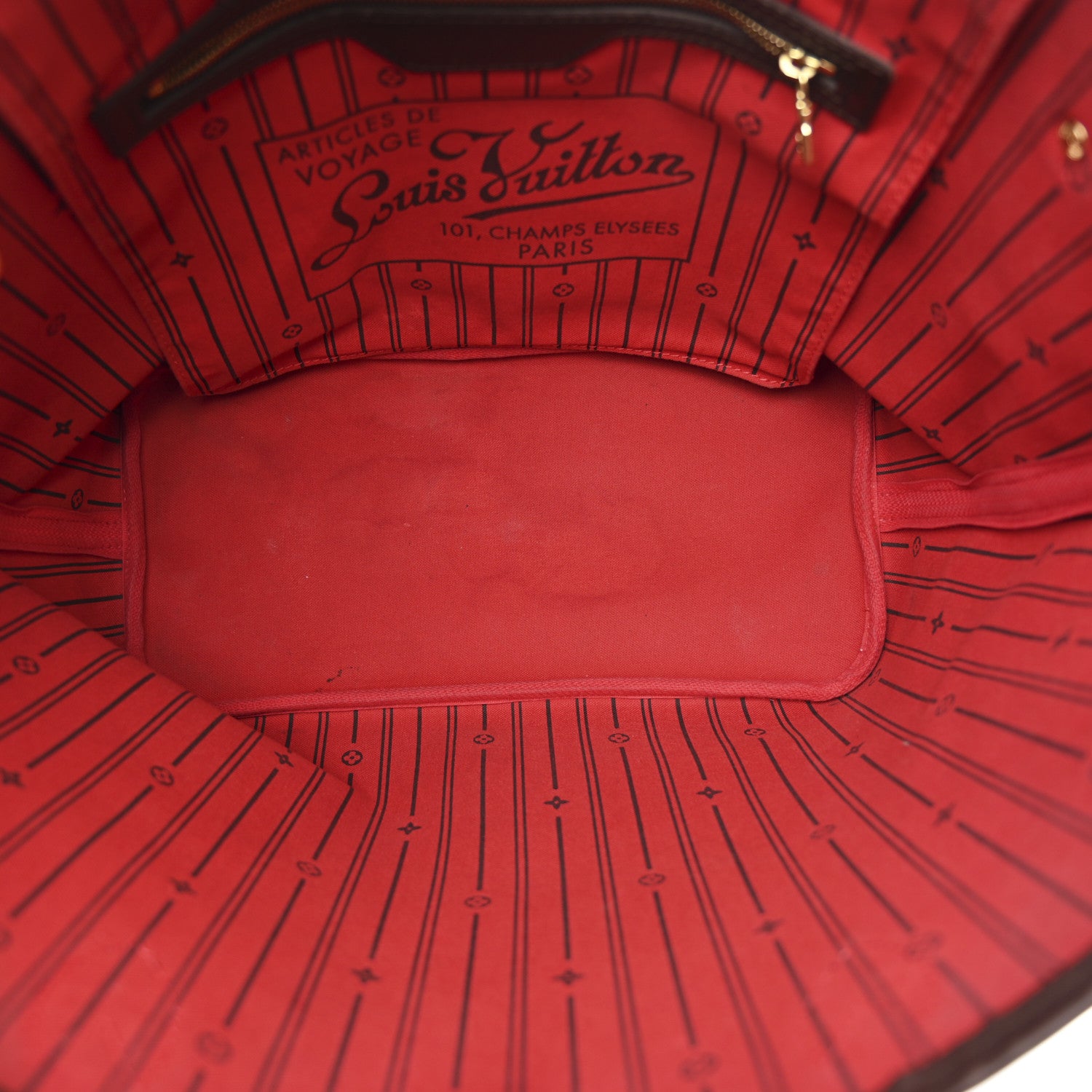 Louis Vuitton Damier Ebene Neverfull MM 5 of 9