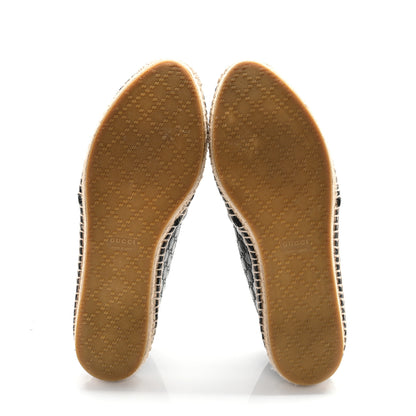 Gucci Microguccissima Signature Espadrilles 38 Black 6 of 9