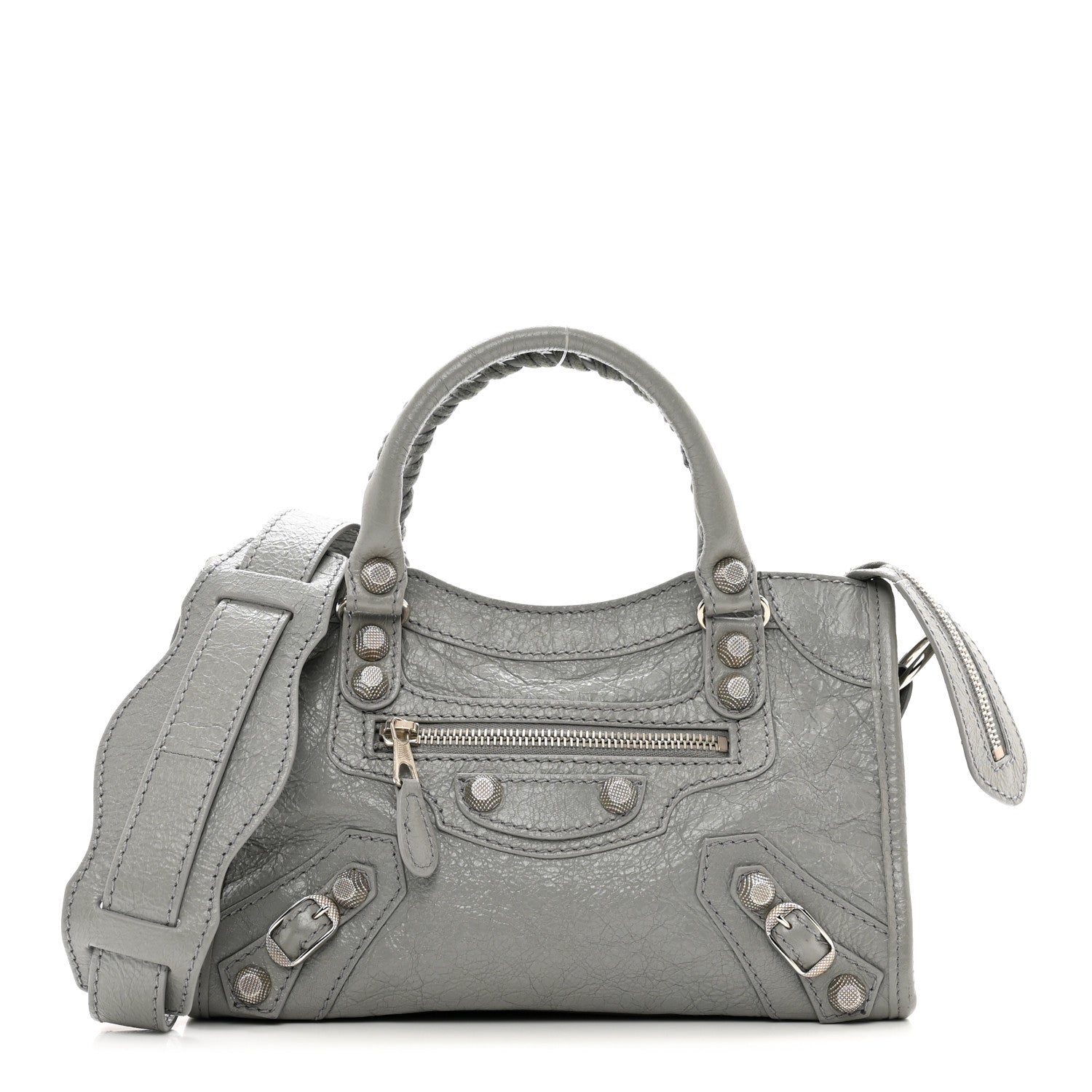 Balenciaga Agneau Giant 12 Silver Hardware Mini City Gris Haussmannien 1 of 9